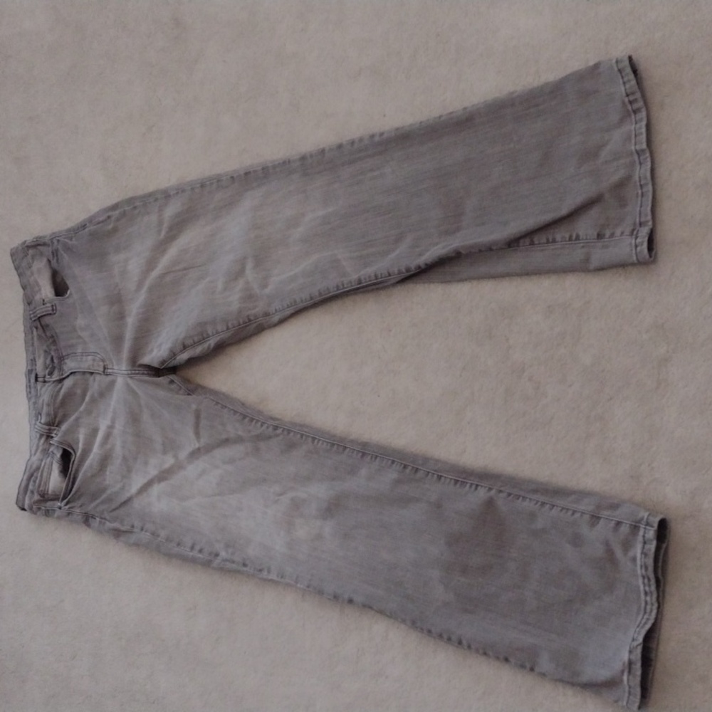 Womens plus size 16 grey distressed bootleg jeans